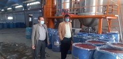 بازدید رییس شبکه بهداشت و درمان از کارخانه های بخش مرکزی شهرستان پاسارگاد