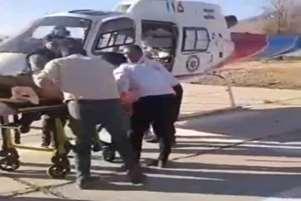 اعزام بیمار با بالگرد هوایی