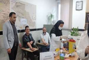 پایش سلامت کارکنان شبکه بهداشت ودرمان پاسارگاد 