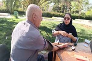 غربالگری سالمندان به مناسبت هفته سالمند 