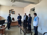 بازدید مشترک فرمانداری و شبکه بهداشت و درمان از ادارات شهرستان به منظور بررسی رعایت پروتکل های بهداشتی