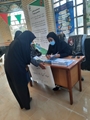 راه اندازی ایستگاه آموزش در پایگاه واکسیناسیون کووید 19