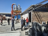بازدید رییس شبکه بهداشت و درمان از کارخانه کشت وصنعت کیمیادشت پاسارگاد