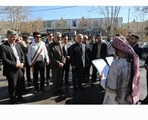 حضور آقای دکتر  سید بشیر هاشمی رئیس دانشگاه علوم پزشکی شیراز با هئیت  همراه به شهرستان تاریخی و فرهنگی پاسارگاد 